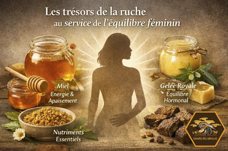 Les produits de la ruche contre les symptomes secondaires de la ménopause