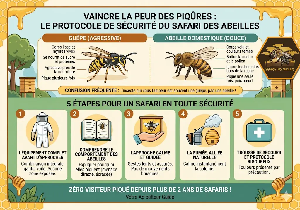 Vaincre sa peur des piqûres d'abeilles