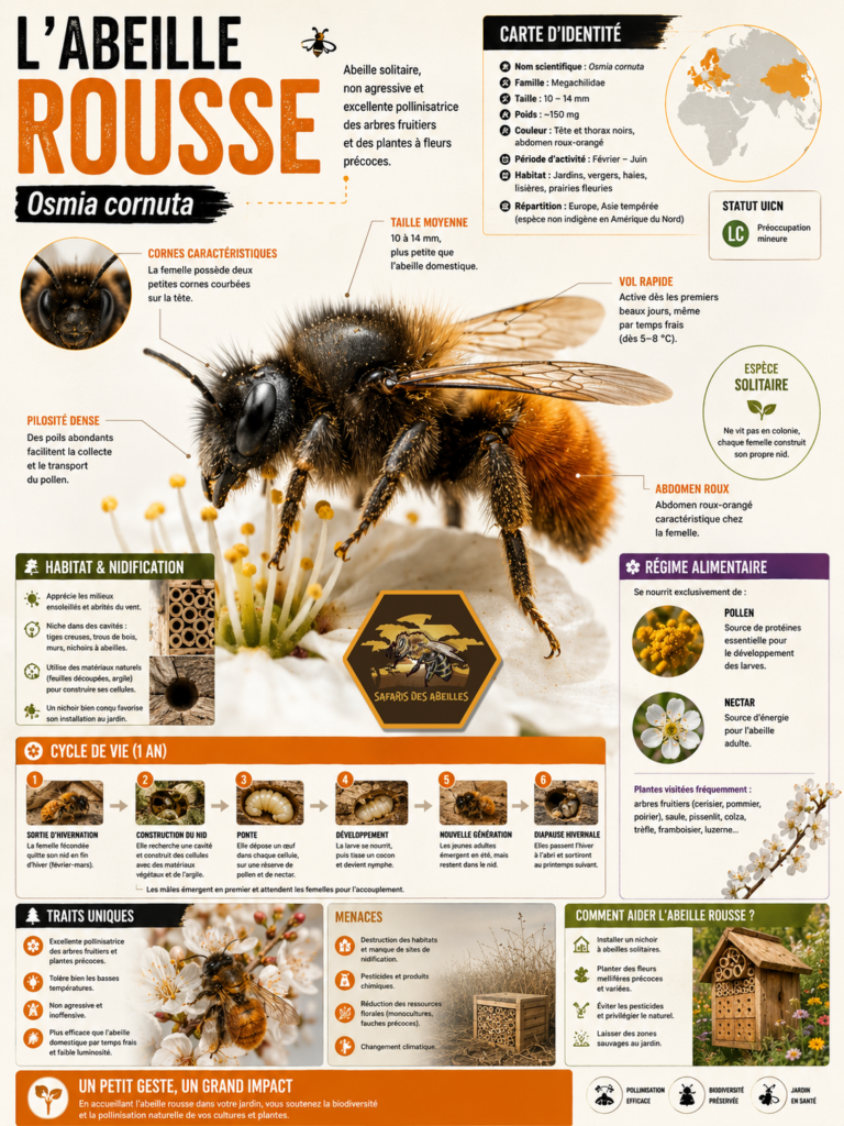 Fiche abeille Rousse
