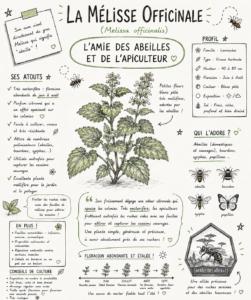 La Mélisse officinale (Melissa officinalis)