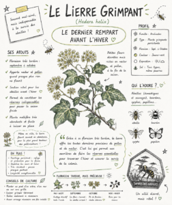 Le Lierre grimpant (Hedera helix)