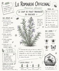 Le Romarin officinal (Rosmarinus officinalis)