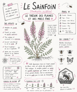 Le Sainfoin (Onobrychis viciifolia)
