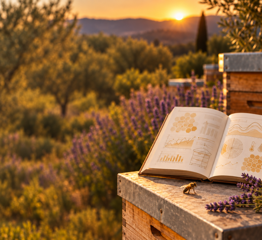 Ruche, abeille en Provence